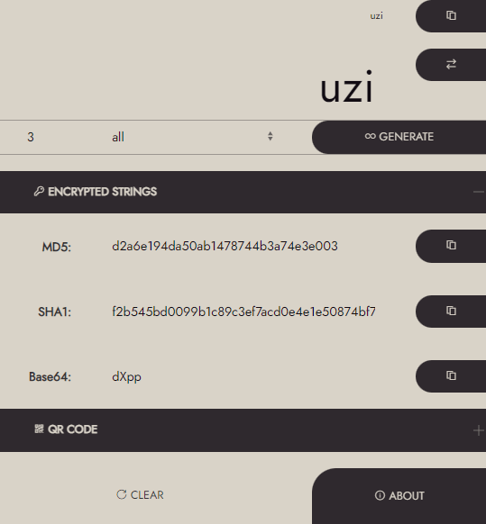 screenshot of uzi